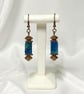 Apatite & Bronze Earrings - Image 1