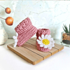 Crochet Daisy Baby Booties – Handmade Baby Shower Gift, Newborn to 6 Months