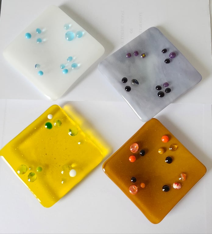 White Glass Trinket Dish