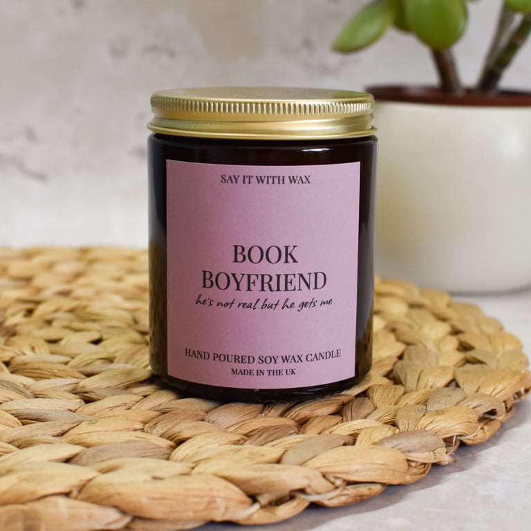 Book Boyfriend Soy Candle