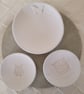 Sea green dish with butterfly - Image 3