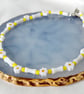 Glass Daisy Chain Anklet - Image 3