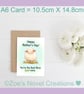 Sheep Mother's Day Card - A6 size 10.5cm X 14.8cm - Image 3