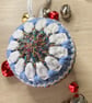 Crochet Christmas Baubles Set of 6 - Pastel Colours - Tree Decorations - Image 3