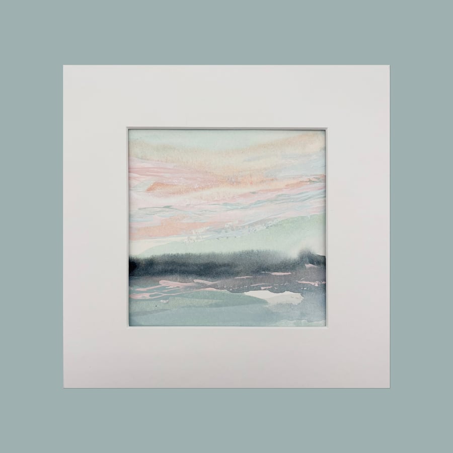 Original Seascape Painting - ‘A Dreamy Walk by the Sea’ 