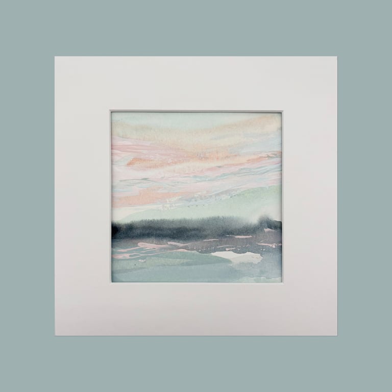 Original Seascape Painting - ‘A Dreamy Walk by the Sea’ 