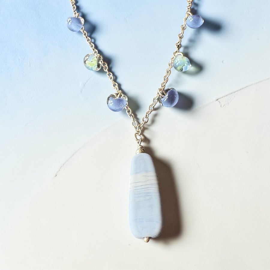Blues necklace. 