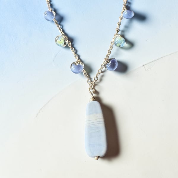 Blues necklace. 