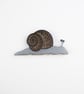 Snail ornament, wildlife art, decoration for shelf or windowsill. - Image 5