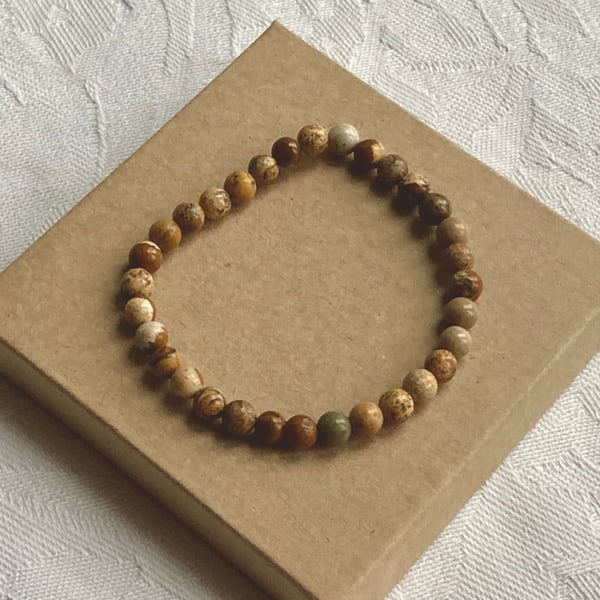 Picture Jasper stretchy bracelet 