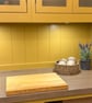 Personalised Iroko Chopping Board - Small Solid Wood Serving Kitchen Board  - Image 4