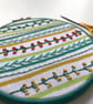 Botanical Stitch Sampler Textile Art - Image 3
