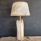  Driftwood Table Lamp,Rustic Driftwood Lamp,Drift Wood Table Lamp, with shade