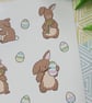 Bunny A5 Sticker Sheet: Easter Stickers for Journals and Spring Craft - Image 4