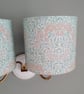 William Morris Classic Cylindrical Drum Lampshades X 2 - Image 3