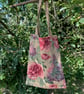Vintage floral shopper made from Sanderson 'Pangbourne' fabric free p&p - Image 3