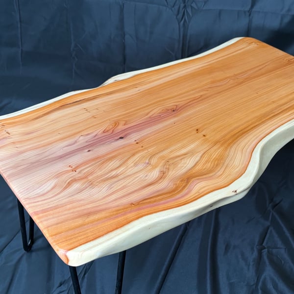 Hand-made Yew coffee table