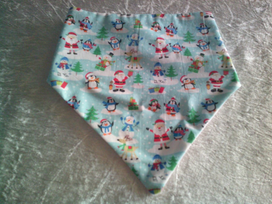 Santa and Friends Dribble Bib