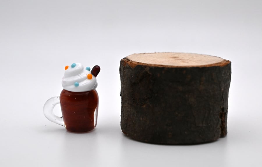 small glass hot chocolate 