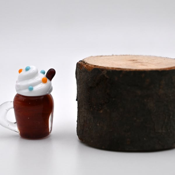 small glass hot chocolate 