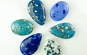 Fused glass cabochons for crafting