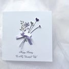 Handmade Personalised 3D Birthday Card for Her C626