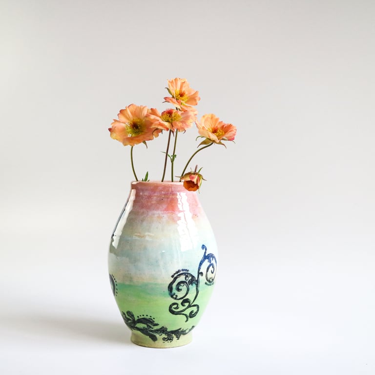 Flourish Ceramic Vase