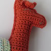 Small llama, Crochet Toy, Baby Gift, Cotton yarn