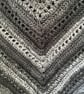 Black & Silver Bandana Scarf - Image 3