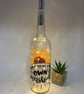 Sunflower bottle light, Yellow floral light up bottle, sunshine - Image 3