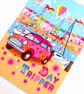 Pack of 3 A6 Postcard Prints 'Living the Dream' 'Travel in Style' ' Day Tripper' - Image 3