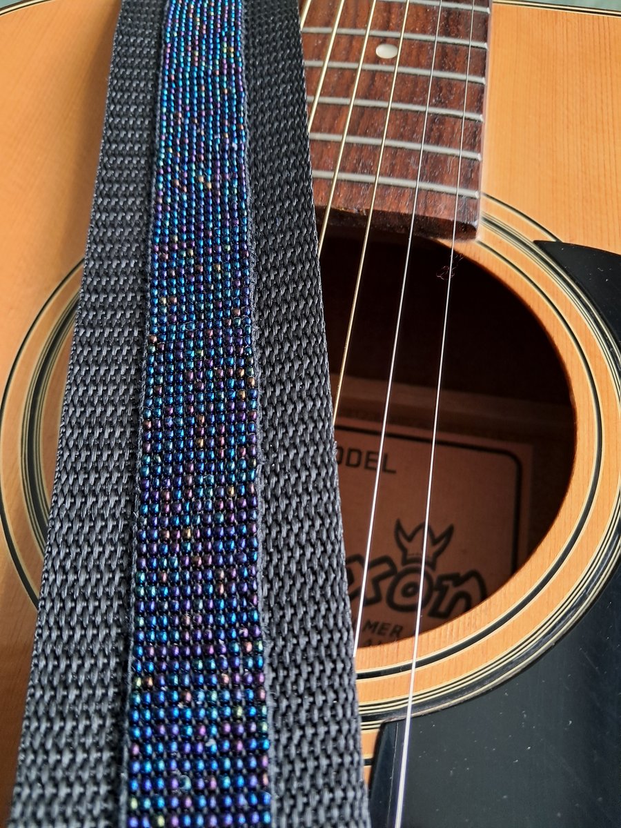 Guitar Strap Beaded 