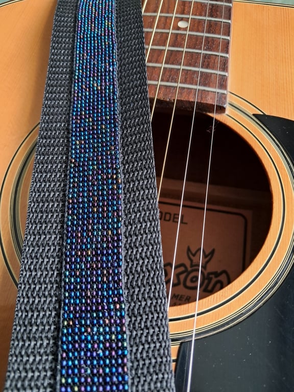 Guitar Strap Beaded 