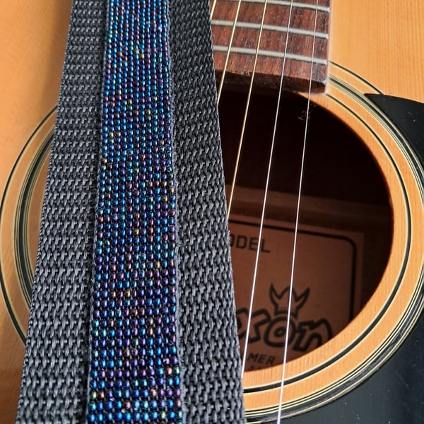 Guitar Strap Beaded 