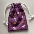 Halloween Mini Drawstring Pouch, Gift Bag