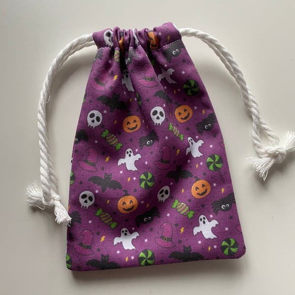 Halloween Mini Drawstring Pouch, Gift Bag