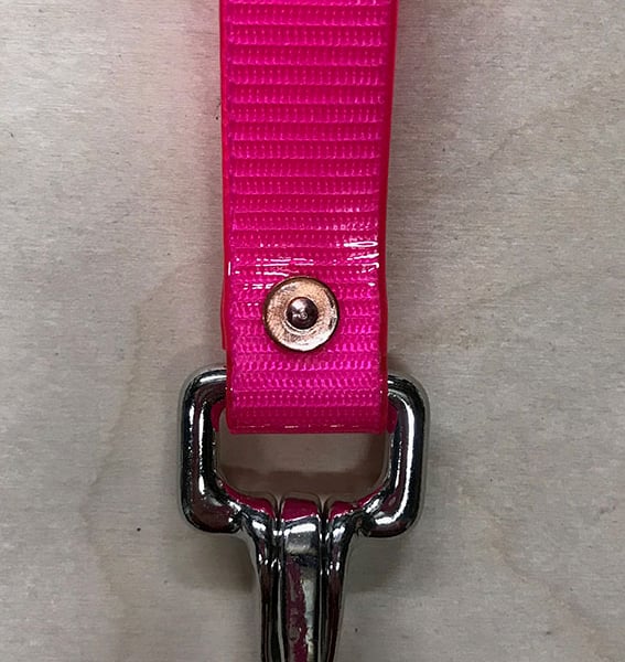 “The Parktown” Wet-Look Key Strap, Pink Screamer.