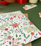 Joy To The World Seasonal Patterns Card Nordic Scandi Illustration Single or Set - Image 3