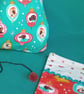 Christmas Stocking, Happy Dogs large stocking can be personalised - Image 7