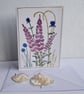 Wild Foxgloves Blank Greetings card - Hand Drawn and Painted in Watercolour - Image 2