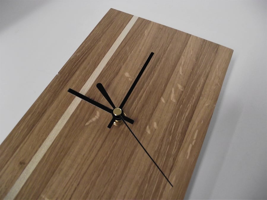 Oak and Holly wall clock