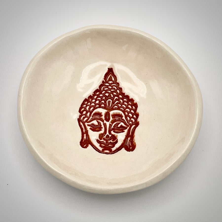 NEW! Buddha design ceramic trinket dish