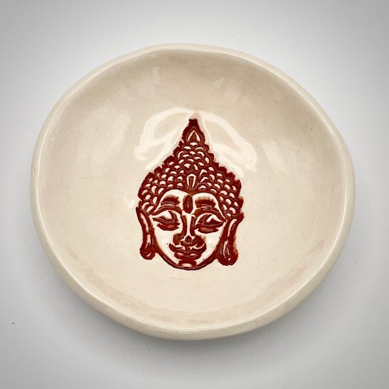 NEW! Buddha design ceramic trinket dish