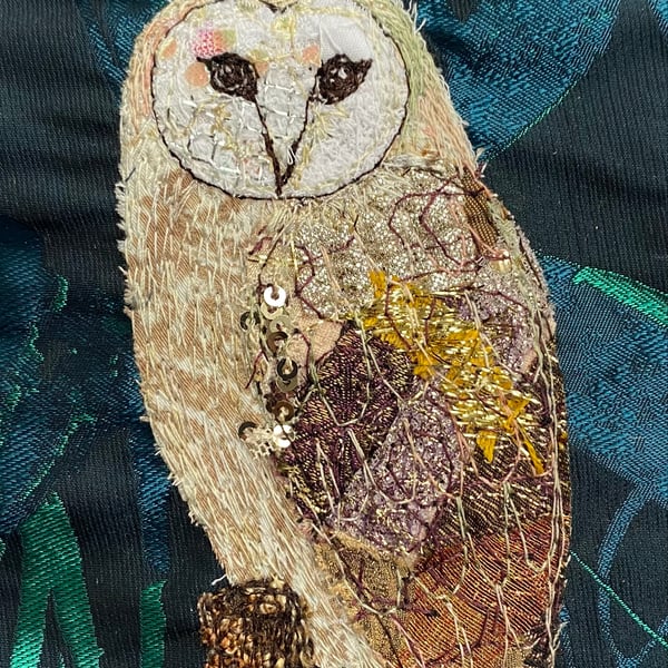 Barn owl original artwork. 