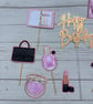 girl boss Cake Topper, new job cake, fancy Cake Topper, Chanel Cake Topper, chic - Image 2