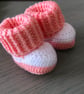 Gorgeous Crocheted Baby Booties - Image 1