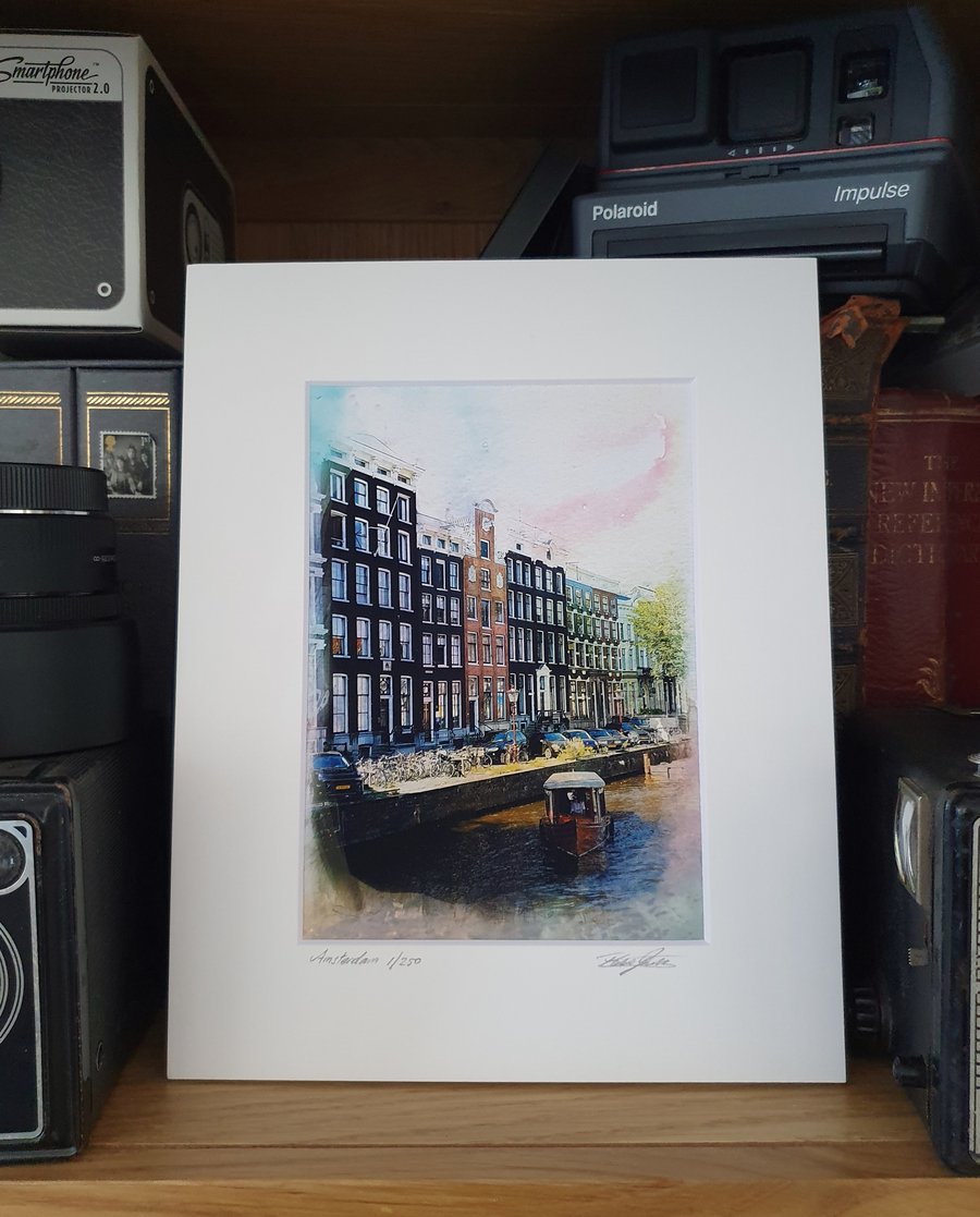  Wonky Buildings, Amsterdam Fine Art Archival print Limited Edition of 250 