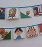 Book bunting - Mr Quiet - Image 4