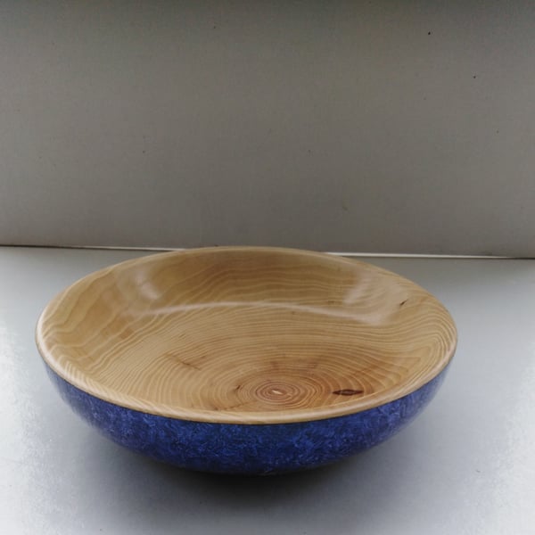 Ash Wood Trinkets or Change Bowl with Iridescent Finish 1192