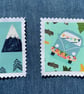 Fabric Postage Stamps - Live Your Adventure - Image 6